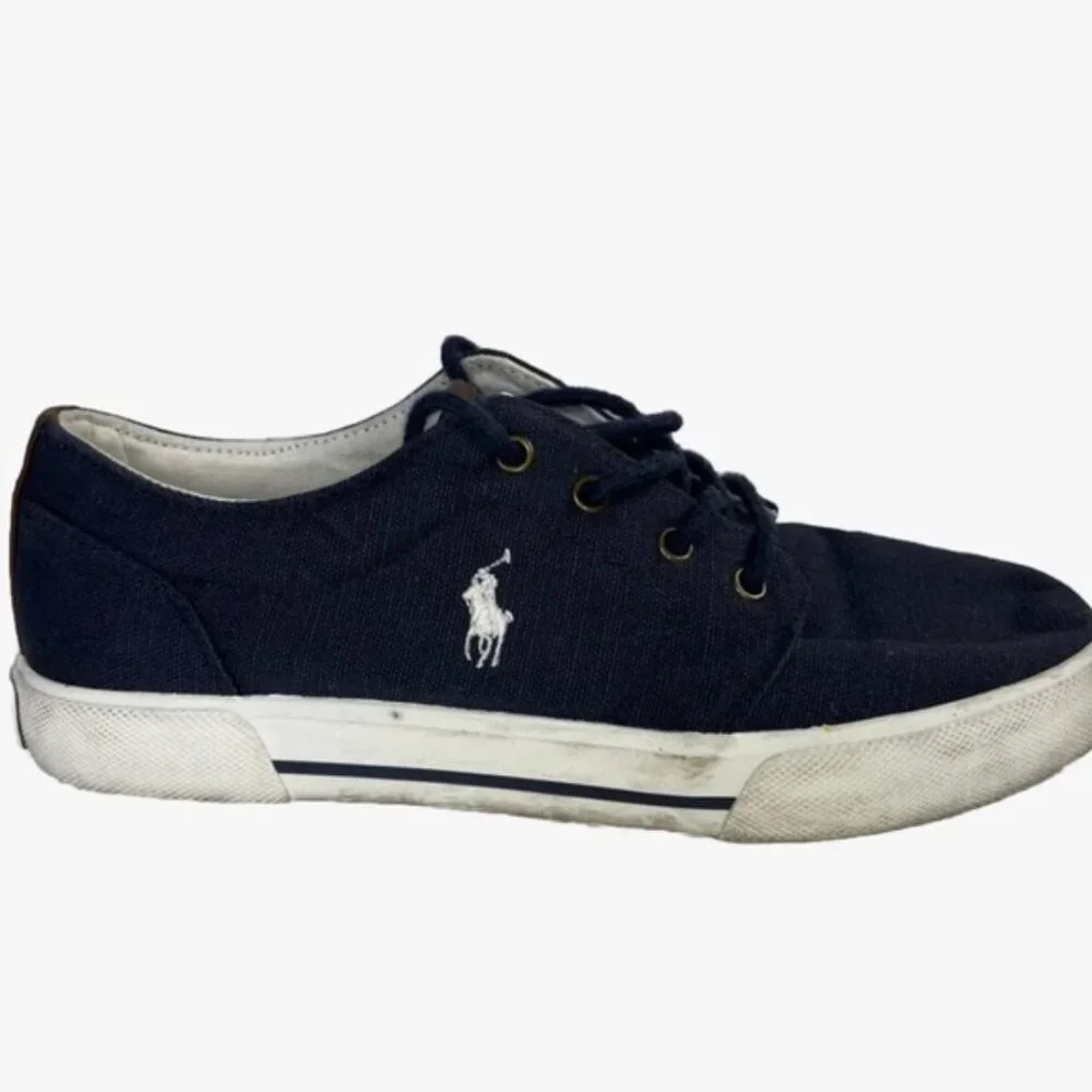 Polo‎ Ralph Lauren Shoes 992486/Hugo II Canvas upper Rubber W Fabric Sole Size 6